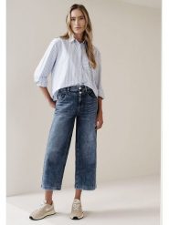 Street One Dżinsy - Comfort fit - w kolorze granatowym rozmiar: W31/L26. Niebieskie jeansy Street One, l, z aplikacjami. Za 169.95 zł.