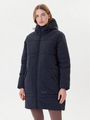Jack Wolfskin Płaszcz zimowy Northern Lite Coat A65067 Granatowy Regular Fit. Niebieskie płaszcze Jack Wolfskin, na zimę, s, bez wzorów, z syntetyku, bez kaptura. Za 899.99 zł.