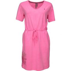 Elegancka Sukienka Abzoka dla Kobiet - Komfort i Styl. Czerwone sukienki ZSPORT, na lato, l, bez wzorów, z bawełny, eleganckie, bez kołnierzyka, bez ramiączek, dopasowane. Za 116.99 zł.