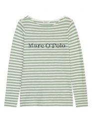 Marc O´Polo Koszulka w kolorze zielono-kremowym rozmiar: L. Brązowe bluzki l, bez wzorów, z bawełny, bez kołnierzyka, bez ramiączek. Za 118.84 zł.