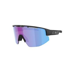 Okulary przeciwsłoneczne rowerowe dla dorosłych Bliz Matrix SmallFace. Czarne okulary przeciwsłoneczne BLIZ, bez wzorów, sportowe. Za 393.99 zł.
