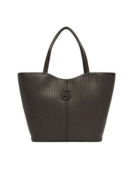 BOSS Torebka 50563192 Brązowy ciemny. Brązowe shopper Boss, bez wzorów, ze skóry, bez dodatków. Za 750.99 zł.