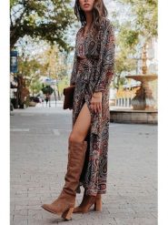 Milan Kiss Sukienka ze wzorem rozmiar: XL. Sukienki Milan Kiss, na co dzień, xl, bez wzorów, bez kołnierzyka, bez ramiączek, maxi, proste. Za 237.95 zł.