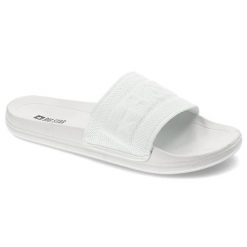 Białe Klapki Big Star Wodoodporne Buty Damskie. Białe klapki Big Star, bez wzorów, bez obcasa. Za 89.99 zł.