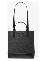 Michael Kors Skórzana torebka w kolorze czarnym - 30 x 27 x 9 cm rozmiar: onesize. Czarne torby na ramię Michael Kors, bez wzorów, z materiału, na ramię, bez dodatków. Za 832.64 zł.