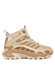 Merrell Trekkingi Moab Speed 2 Mid GORE-TEX J038822 Beżowy. Brązowe trekkingi Merrell, z gore-texu, trekkingowe. Za 849.99 zł.