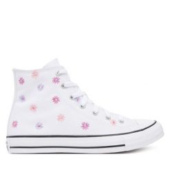 Trampki Converse. Białe trampki Converse, bez wzorów, bez zapięcia. Za 299.99 zł.