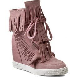 Sneakersy R.POLAŃSKI - 0818 Różowy. Czerwone botki R.Polański, bez wzorów, ze skóry, bez obcasa, bez zapięcia. W wyprzedaży za 279.00 zł.