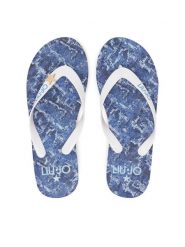 Liu Jo Japonki Ciabatta VA5187 E1005 Biały. Białe klapki Liu Jo, bez wzorów, z tworzywa sztucznego, bez obcasa. Za 179.99 zł.