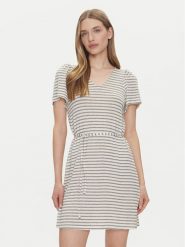 Vero Moda Sukienka letnia Gina 10325612 Beżowy Regular Fit. Brązowe sukienki Vero Moda, na lato, l, bez wzorów, z wiskozy, bez kołnierzyka, bez ramiączek. Za 109.99 zł.