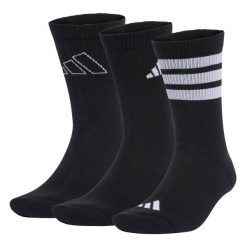 Skarpety Adidas Sport Logo Pack 3Pp Dorośli. Czarne skarpety Adidas, bez wzorów, z bawełny. Za 53.99 zł.