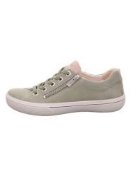 Legero Skórzane sneakersy "Fresh" w kolorze zielonym rozmiar: 42. Zielone trampki Legero, bez wzorów, bez zapięcia. Za 243.95 zł.