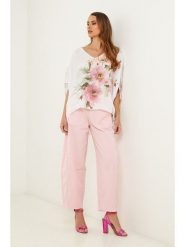 Fleur de Lin Bluzka w kolorze białym rozmiar: XXL. Białe bluzki Fleur de Lin, xxl, bez wzorów, ze lnu, bez kołnierzyka, bez ramiączek. Za 284.95 zł.