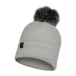 Czapka zimowa damska Buff Knitted Hat. Szare czapki Buff, bez wzorów. Za 172.80 zł.