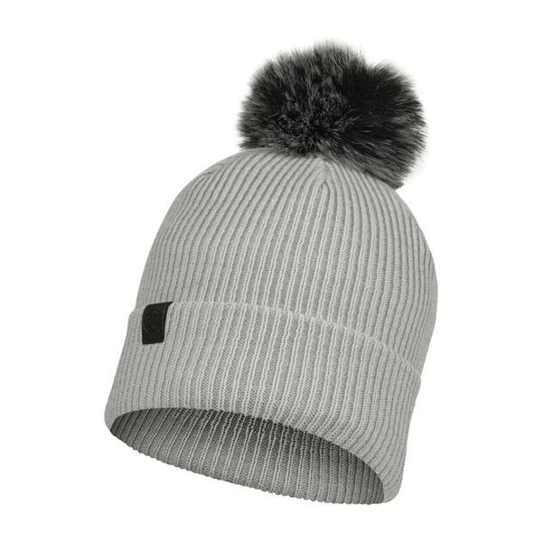 Czapka zimowa damska Buff Knitted Hat. Szare czapki Buff, bez wzorów. Za 172.80 zł.
