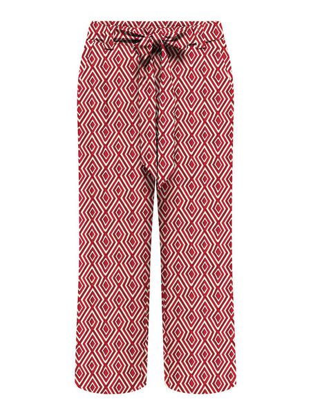 ONLY Spodnie "Nova" w kolorze czerwonym rozmiar: 38. Czerwone spodnie materiałowe Only, bez wzorów, z materiału. Za 56.93 zł.