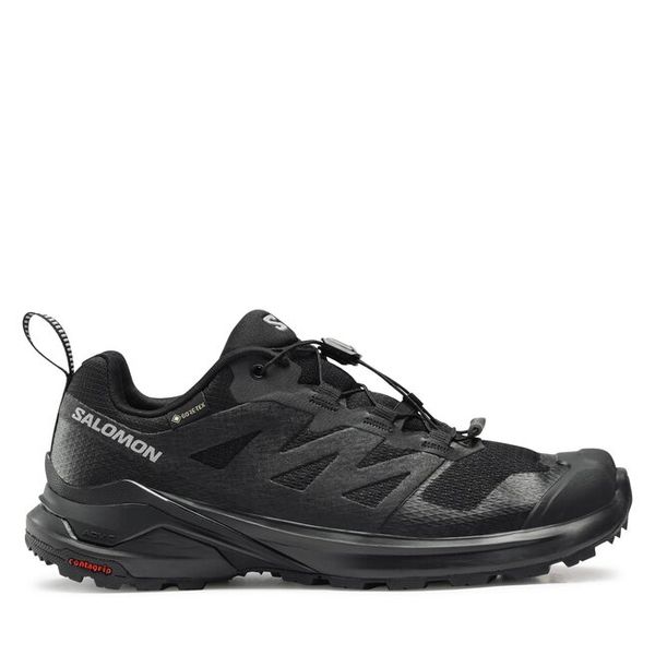 Buty do biegania Salomon. Czarne obuwie sportowe Salomon, z gore-texu, bez zapięcia, do biegania, gore-tex. Za 539.99 zł.