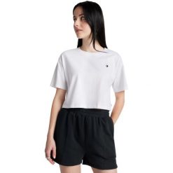 Koszulka Converse Sporty Boxy T-Shirt, Kobiety. Białe koszulki sportowe Converse, bez wzorów, z bawełny, bez ramiączek. Za 290.00 zł.
