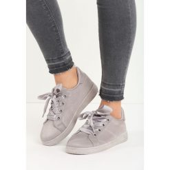 Szare Buty Sportowe Back to You. Szare obuwie sportowe Born2be, bez wzorów, z materiału, bez zapięcia. Za 29.99 zł.