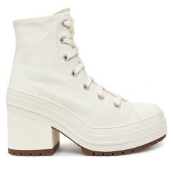 Botki Converse. Botki Converse, bez wzorów, bez obcasa, na słupku, bez zapięcia. Za 619.99 zł.