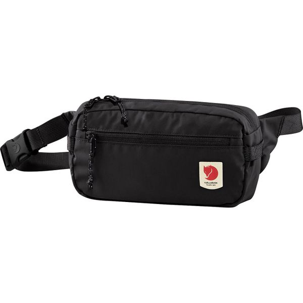 Saszetka Fjallraven High Coast Hip Pack - black. Czarne torby na ramię Fjällräven, bez wzorów, z poliamidu, na ramię, bez dodatków. Za 322.99 zł.