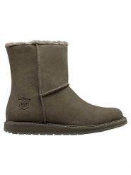 Helly Hansen Skórzane botki zimowe "Annabelle" w kolorze khaki rozmiar: 40. Brązowe botki Helly Hansen, na zimę, bez wzorów, z materiału, bez obcasa, bez zapięcia. Za 245.96 zł.