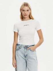 Guess T-Shirt O5RI02 KBBU1 Różowy Regular Fit. Czerwone t-shirty Guess, xs, z aplikacjami, z bawełny, bez kołnierzyka, bez ramiączek. Za 109.99 zł.