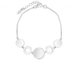 Bransoletka srebrna - koła. Szare bransoletki Apart, srebrne. Za 239.00 zł.