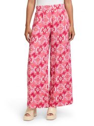 CARTOON Spodnie w kolorze jasnoróżowo-różowym rozmiar: 38. Różowe spodnie materiałowe Cartoon, bez wzorów, z materiału, z podwyższonym stanem. Za 140.53 zł.