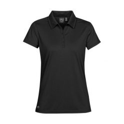 Damska Koszulka Polo H2XDRY. Czarne koszulki polo STORMTECH, xs, bez wzorów, bez kołnierzyka, bez ramiączek. Za 105.99 zł.