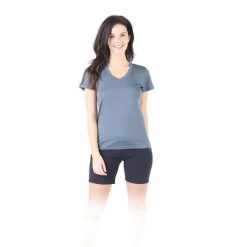 Koszulka turystyczna damska Woolona Calima 100% Merino. Szare koszulki sportowe WOOLONA, bez wzorów, bez ramiączek. W wyprzedaży za 261.00 zł.