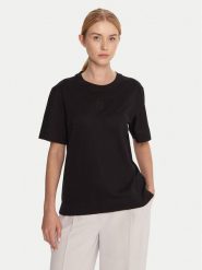 BOSS T-Shirt Elpha 50551443 Czarny Regular Fit. Czarne t-shirty Boss, xl, bez wzorów, z bawełny, bez kołnierzyka, bez ramiączek. Za 379.99 zł.