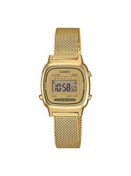 Casio Zegarek Vintage LA670WEMY-9EF Złoty. Żółte, cyfrowe zegarki Casio, złote. Za 269.99 zł.