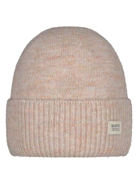 Barts Czapka "Laksa" w kolorze beżowym rozmiar: onesize. Brązowe czapki Barts, z aplikacjami, ze splotem. Za 117.73 zł.