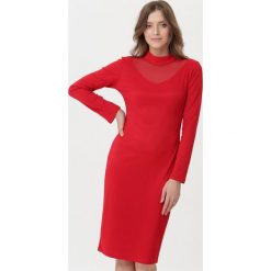 Czerwona Sukienka Ivette. Czerwone sukienki Born2be, l, bez wzorów, bez kołnierzyka, bez ramiączek, midi. Za 69.99 zł.