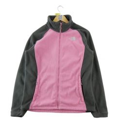 Bluza polarowa damska Crescent Full-Zip The North Face. Czerwone bluzy The North Face, l, bez wzorów, z polaru, bez kaptura. Za 127.76 zł.