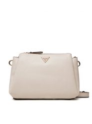 Guess Torebka Noelle II HWZG96 72120 Écru. Listonoszki Guess, z aplikacjami, ze skóry, bez dodatków. Za 549.99 zł.
