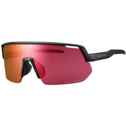Rowerowe okulary przeciwsłoneczne TECHNIUM 2 L Ridescape Road, czarne. Brązowe okulary przeciwsłoneczne Shimano, bez wzorów, sportowe. Za 412.15 zł.