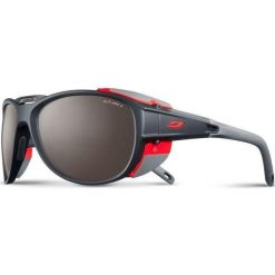 Okulary przeciwsłoneczne sportowe górskie Julbo EXPLORER 2.0 ALTI ARC 4. Czerwone okulary przeciwsłoneczne JULBO, bez wzorów, sportowe. W wyprzedaży za 655.25 zł.