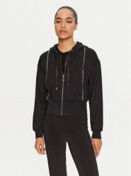 Liu Jo Sport Bluza TF4268 FS576 Czarny Regular Fit. Czarne bluzy Liu Jo Sport, xl, bez wzorów, z wiskozy, bez kaptura. Za 359.99 zł.