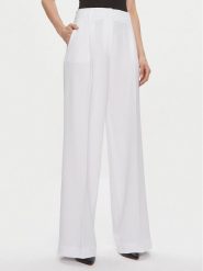 MICHAEL Michael Kors Spodnie materiałowe MS330H2ENX Biały Regular Fit. Białe spodnie materiałowe MICHAEL Michael Kors, bez wzorów, z materiału. Za 729.99 zł.