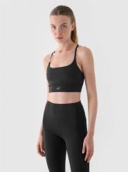 4F Biustonosz treningowy z niskim wsparciem - szary XL. Szare bielizna sportowa 4f, xl, bez wzorów, z dzianiny. W wyprzedaży za 59.99 zł.