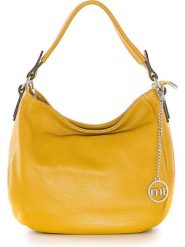 Mia Tomazzi Skórzana torebka "Molise" w kolorze musztardowym - 30 x 20 x 8 cm rozmiar: onesize. Żółte torby na ramię Mia Tomazzi, bez wzorów, z materiału, na ramię, bez dodatków. Za 223.99 zł.