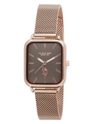 U.S. Polo Assn. Zegarek kwarcowy w kolorze złoto-brązowym rozmiar: onesize. Brązowe, analogowe zegarki U.S. Polo Assn., metalowe. Za 173.99 zł.