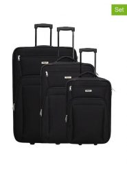 Beagles Walizki (3 szt.) "Travel Originals" w kolorze czarnym rozmiar: onesize. Czarne walizki Beagles, bez wzorów. Za 347.99 zł.