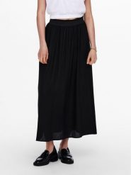 ONLY Spódnica maxi Venedig 15164606 Czarny Regular Fit. Czarne spódnice Only, m, bez wzorów, z wiskozy, maxi. Za 89.99 zł.