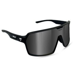 Okulary przeciwsłoneczne Vola Athleos. Czarne okulary przeciwsłoneczne VOLA, bez wzorów, sportowe. W wyprzedaży za 429.00 zł.