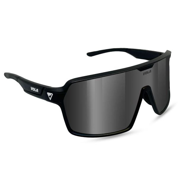 Okulary przeciwsłoneczne Vola Athleos. Czarne okulary przeciwsłoneczne VOLA, bez wzorów, sportowe. W wyprzedaży za 422.00 zł.