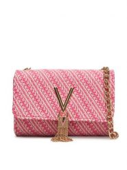 Valentino Torebka Divina Summer VBS9XI03S Różowy. Czerwone torebki klasyczne Valentino, bez wzorów, ze skóry, bez dodatków. Za 339.99 zł.