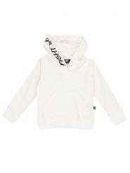 Bluza z kaptur na co dzień na siłownię. Białe bluzy LEONE 1947 APPAREL, bez wzorów, bez kaptura. Za 105.21 zł.